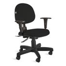 Cadeira Ágata Executiva Back System Braço Regulável Tecido Preto