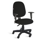 Cadeira Ágata Gerente Back System Braço Regulável Tecido Preto Cadeira Ágata Gerente Back System Braço Regulável Tecido Preto