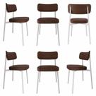 Cadeira Alloa Fixa com 4 Pés 50 X 44,7 X 83,8 Cm com 6 Unidades Cadeira Alloa Fixa com 4 Pés 50 X 44,7 X 83,8 Cm com 6 Unidades
