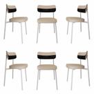 Cadeira Alloa Fixa com 4 Pés 50 X 44,7 X 83,8 Cm com 6 Unidades Cadeira Alloa Fixa com 4 Pés 50 X 44,7 X 83,8 Cm com 6 Unidades
