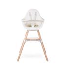 Cadeira alta Childhome Evolu One.80 Swivel 2 em 1 branca