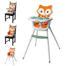 Cadeira Alta Infantino Grow-with-Me 4 em 1 - Conversível - Tema Raposa