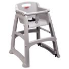 Cadeira alta Rubbermaid Commercial Products Sturdy Platinum