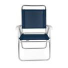 Cadeira Alumínio Praia Encosto Alto Até 120Kg Piscina Camping Master Plus - 2112 Mor Cadeira Alumínio Praia Encosto Alto Até 120Kg Piscina Camping Master Plus - 2112 Mor