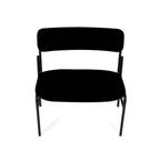 Cadeira Aluno Plus Size Tecido Preto