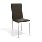 Cadeira Amsterdã Kappesberg Sala de Jantar Cozinha Escritório Metal Cromado Forro Marrom 2 Un Cadeira Amsterdã Kappesberg Sala de Jantar Cozinha Escritório Metal Cromado Forro Marrom 2 Un