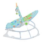 Cadeira Balanço Azul Zippy com Música e Vibração Conforto, Diversão e Segurança para o Seu Bebê Relaxar!