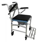 Cadeira banho aluminio 150kg desmontavel hidrolight