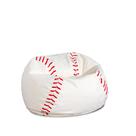 Cadeira Bean Bag Big Joe Sports Ball Baseball Plush