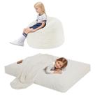 Cadeira Bean Bag COMAX Cama infantil conversível bege