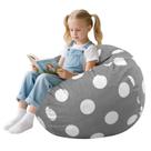 Cadeira Bean Bag COMAX Kids Grey Dots 70x70x65 cm Cadeira Bean Bag COMAX Kids Grey Dots 70x70x65 cm