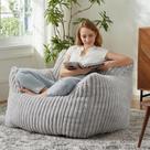 Cadeira Bean Bag EBENCHICO 94x99x76 cm Sofá de apoio de braço de pelúcia