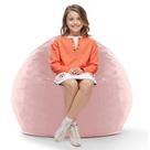 Cadeira Bean Bag HABUTWAY 75 cm, veludo luxuoso, pele ultramacia