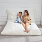 Cadeira Bean Bag Hobestluk 3 em 1 conversível com capa lavável