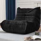 Cadeira Bean Bag Hobestluk Memory Foam Faux Fur para adultos