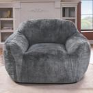 Cadeira Bean Bag Homguava para adultos com enchimento (cinza) Cadeira Bean Bag Homguava para adultos com enchimento (cinza)