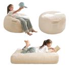 Cadeira Bean Bag MAXYOYO conversível para crianças bege Cadeira Bean Bag MAXYOYO conversível para crianças bege
