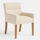 Cadeira Bella para Sala de Jantar Bouclé Off-White - Sallar Home
