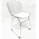Cadeira BERTOIA cromada assento branco - Poltronas do Sul