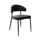 Cadeira Bless Fixa C/4 Pés 53 X 55 X 78cm. material sintético Preto material sintético Preto Cadeira Bless Fixa C/4 Pés 53 X 55 X 78cm. material sintético Preto material sintético Preto