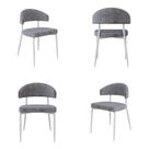 Cadeira Bless Fixa com 4 Pés 55 X 52,5 X 77,5 Cm com 4 Unidades Cadeira Bless Fixa com 4 Pés 55 X 52,5 X 77,5 Cm com 4 Unidades