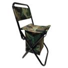 Cadeira Bolsa Portatil Camuflada Dobravel Pesca Acampamento Piquenique Fila Espera Camping Praia Ar Livre Reforçada Leve