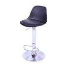Cadeira Boxbit Saarinen Joly Preta Base Cromada