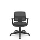 Cadeira Brizza Executiva Poliéster Tela Mesh Giratória com Braços Reguláveis e Sistema BackPlax Cadeira Brizza Executiva Poliéster Tela Mesh Giratória com Braços Reguláveis e Sistema BackPlax