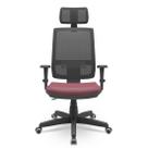 Cadeira Brizza Presidente Com Apoio Braços 3D PP BackPlax Plaxmetal NR-17 Ergonômica