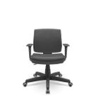 Cadeira Brizza Soft Executiva Vinil Giratória com Braços Reguláveis e Sistema BackPlax
