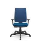 Cadeira Brizza Soft Presidente Poliéster Giratória - Braços Reguláveis e Sistema Relax