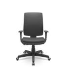 Cadeira Brizza Soft Presidente Vinil Giratória - Braços Reguláveis e Sistema Relax