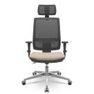 Cadeira Brizza Tela 3D BackPlax Apoio Aluminio Ergonômica NR-17 Plaxmetal Diversas Cores