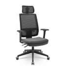 Cadeira Brizza Tela 3D BackPlax Piramidal Com Apoio NR17 Plax Cadeira Brizza Tela 3D BackPlax Piramidal Com Apoio NR17 Plax