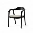 Cadeira Bugre Preto Assento Tec Bege Claro - 76917