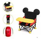 Cadeira Cadeirinha Alimentação Bebê Papinha Mesa Portátil Mickey Disney Menino