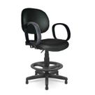 Cadeira Caixa Executiva Lisa com Braço Corsa ARANHA PLAXMETAL Cor Preta 2509