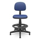 Cadeira caixa giratória secretária Slim azul Cadeira caixa giratória secretária Slim azul