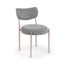 Cadeira Camélia Aço carbono Dourado Cadeira Camélia Aço carbono Dourado