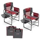 Cadeira Camping Director SUNNYFEEL Heavy Duty com mesa lateral