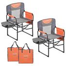 Cadeira Camping Directors SUNNYFEEL Heavy Duty com mesa lateral