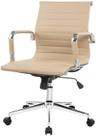 Cadeira Charles Eames Baixa Fendi Claro Base Cromada - 57891