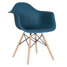 Cadeira Charles Eames Eiffel Daw Azul Céu Azul-céu