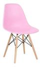 Cadeira charles eames eiffel rosa