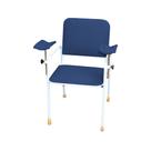Cadeira Coleta de Sangue Standard Com Braço Lateral Azul Marinho Cadeira Coleta de Sangue Standard Com Braço Lateral Azul Marinho
