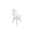 Cadeira colmeia eames branca pes palito