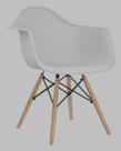 Cadeira com braço charles eames designer branca Cadeira com braço charles eames designer branca