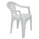 Cadeira com Braços em Polipropileno Branco Tramontina Iguape Basic - Tramontina Cadeira com Braços em Polipropileno Branco Tramontina Iguape Basic - Tramontina