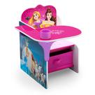 Cadeira com Escrivaninha e Caixa de Armazenamento Delta Children Disney Princesas