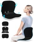 Cadeira corretora de postura curble Wider Cover Set preta